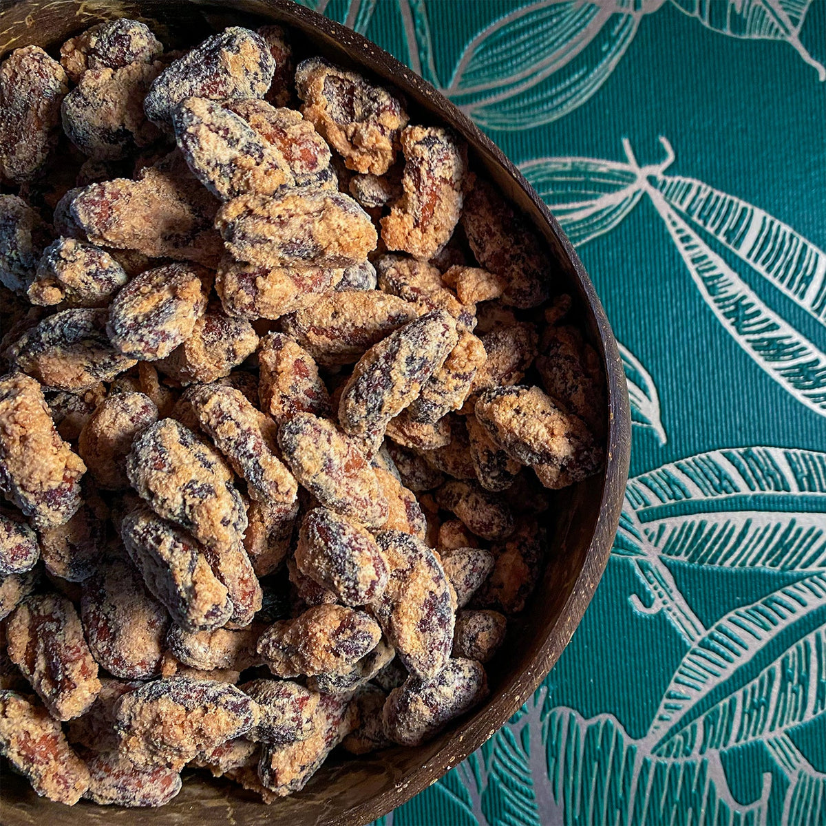 Amêndoas de Cacau Caramelizadas 140g