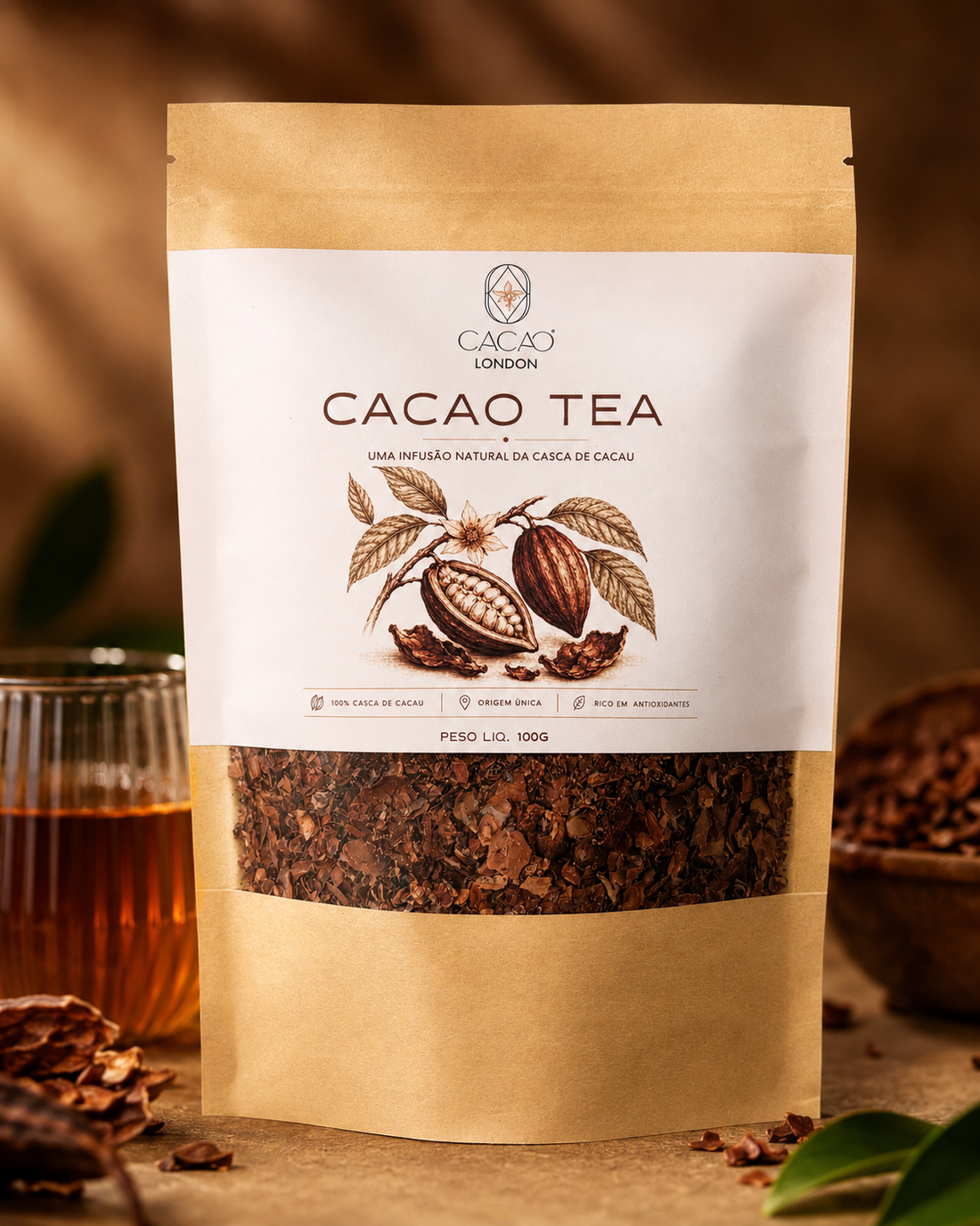 Chá de Cacau 100g